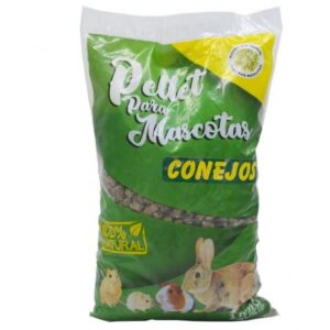 Pellet conejos y cuyes 1kg alfalfa - Mascota Club Chile