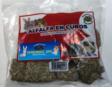 Alimento cubo alfalfa 300gr - Mascota Club Chile