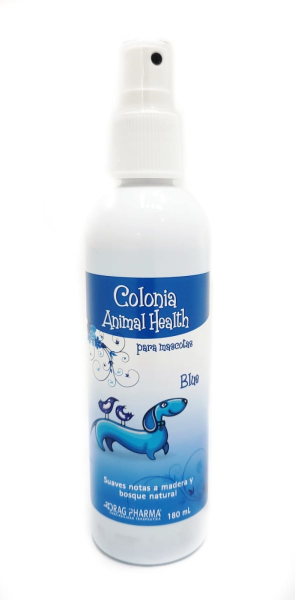 7800006008078 Colonia animal health azul macho 160 ml d.p - Mascota Club Chile