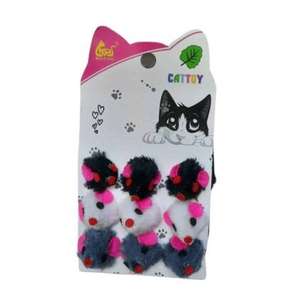 Set raton peludo 9 un. 7001 2024-18 - Mascota Club Chile