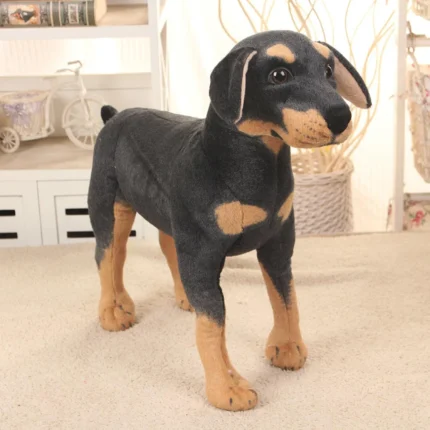 Perro de peluche realista 38cm.dandi 510 - Mascota Club Chile