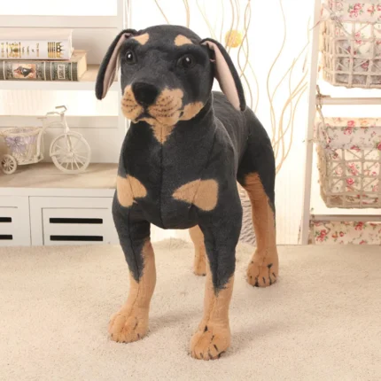 Perro de peluche realista 60cm.dandi 512 - Mascota Club Chile