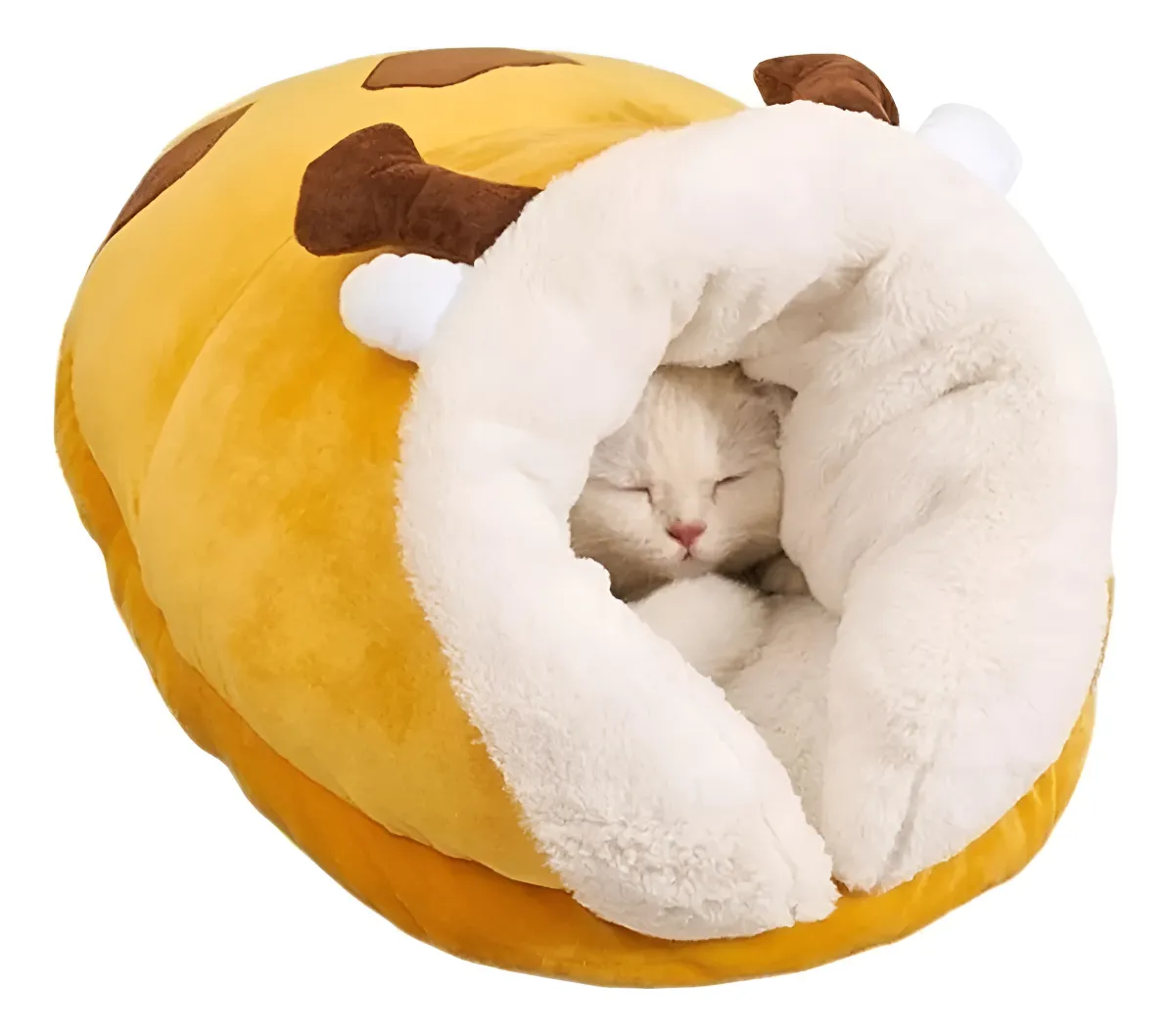 Cama para mascota tipo oruga 60x40x35cm