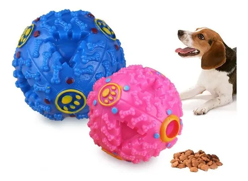 JUGUETE PELOTA PET DURA CON SONIDO 7cm - Mascota Club Chile