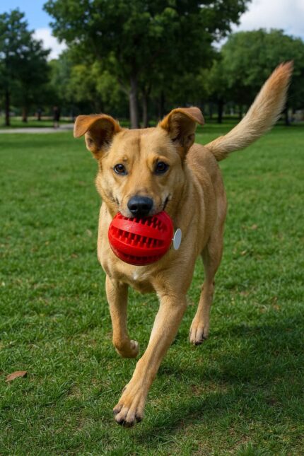 Juguete pelota multifuncional para mascota 7cm.dandi 504 - Mascota Club Chile