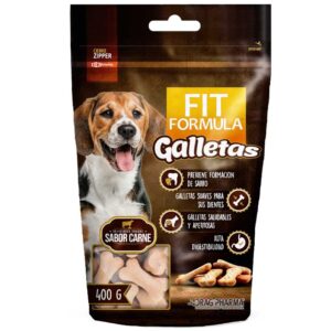 Snack fit formula galleta perro sabor carne 400gr - Mascota Club Chile
