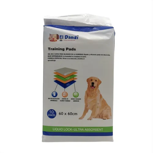 765066764906 Sabanilla de entrenamiento desechables dandi 60x60cm 10 un