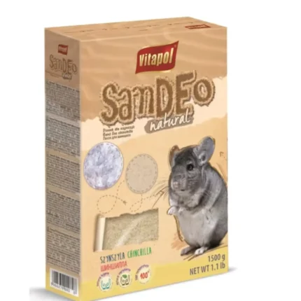 Arena de baño para chinchilla 1.5kg vitapol - Mascota Club Chile