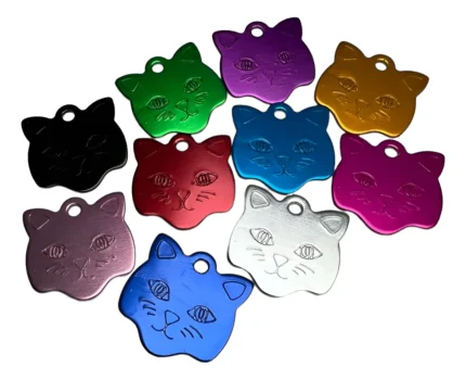 SET PLACA CARA DE GATO 24 unidades - Mascota Club Chile