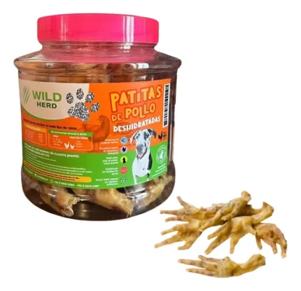 Patitas de pollo deshidratadas 35 un - Mascota Club Chile
