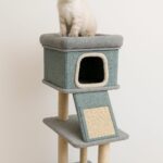 Rascador torre para gatao 49x40x106.5cm - Mascota Club Chile