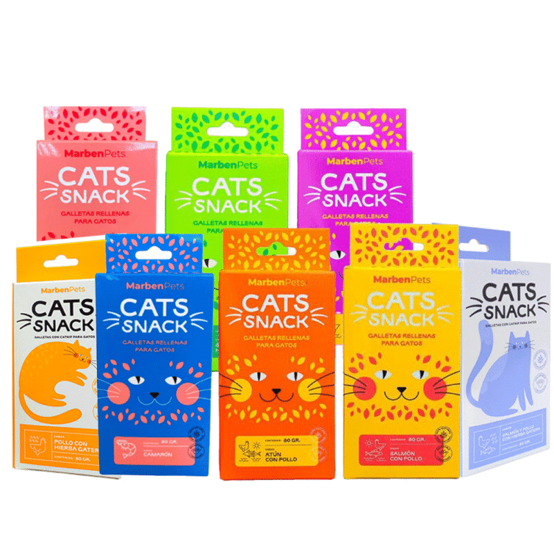 Cats snack para gatos sabores 80gr - Mascota Club Chile