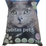Arena de gato sanitaria aglutinante sebitas pet premium 8 kg - Mascota Club Chile