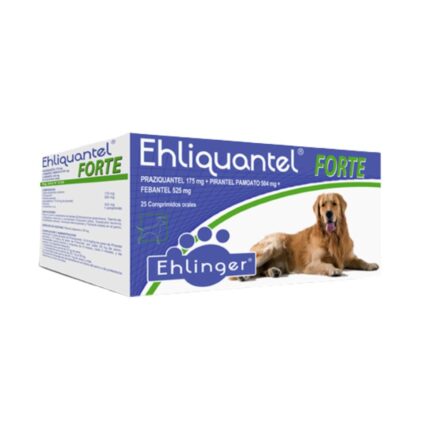 ANTIPARASITARIO EHLIQUANTEL FORTE 1 unidad ( SOBRE) HASTA 35 KG - Mascota Club Chile