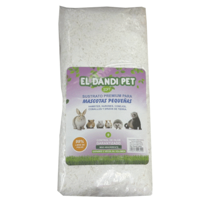 Sustrato de papel premium dandipet 900 gr - Mascota Club Chile