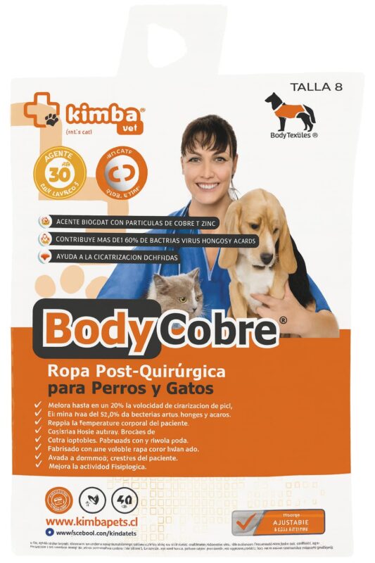 BODY COBRE PARA PERROS POST QUIRURGICA TALLA 8-9 18 a 20kg - Mascota Club Chile