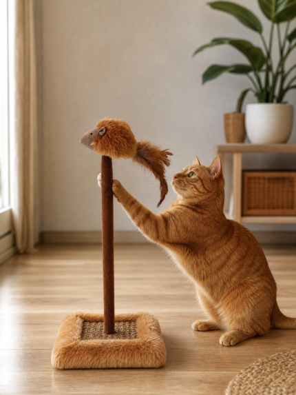 Rascador para gato cuadrado para gatos - Mascota Club Chile
