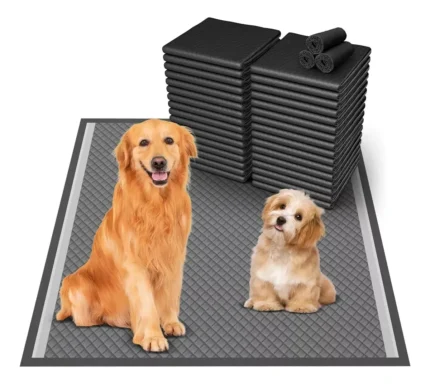Sabanillas Para Mascotas Carbón 25uni Elimina Olores 60x90cm Negro - Mascota Club Chile