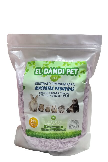Sustrato de papel ecologico en pellet dandi pet 1kg - Mascota Club Chile