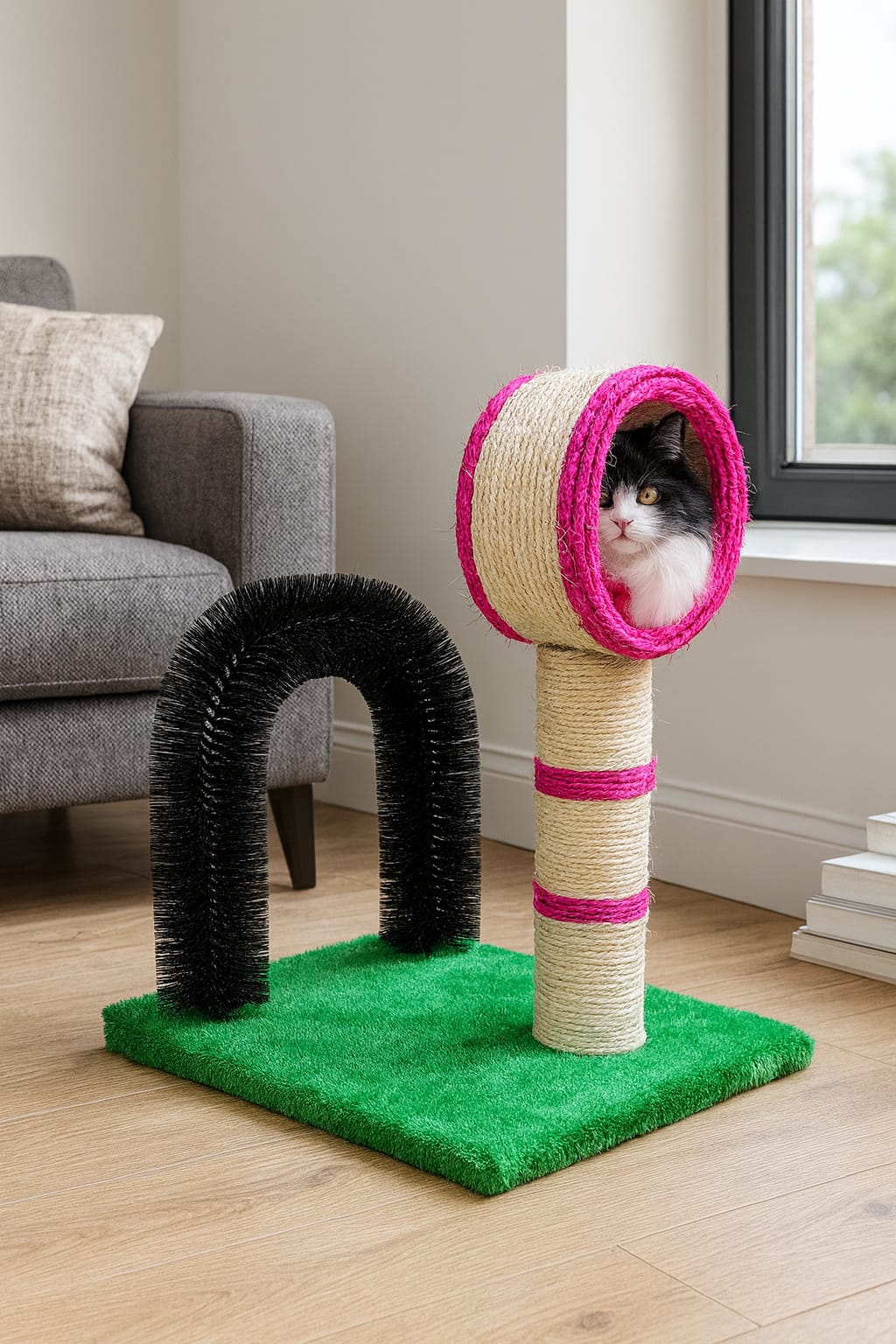 Rascador CatClimb Mini – Rascador Compacto Para Gatos - Mascota Club Chile