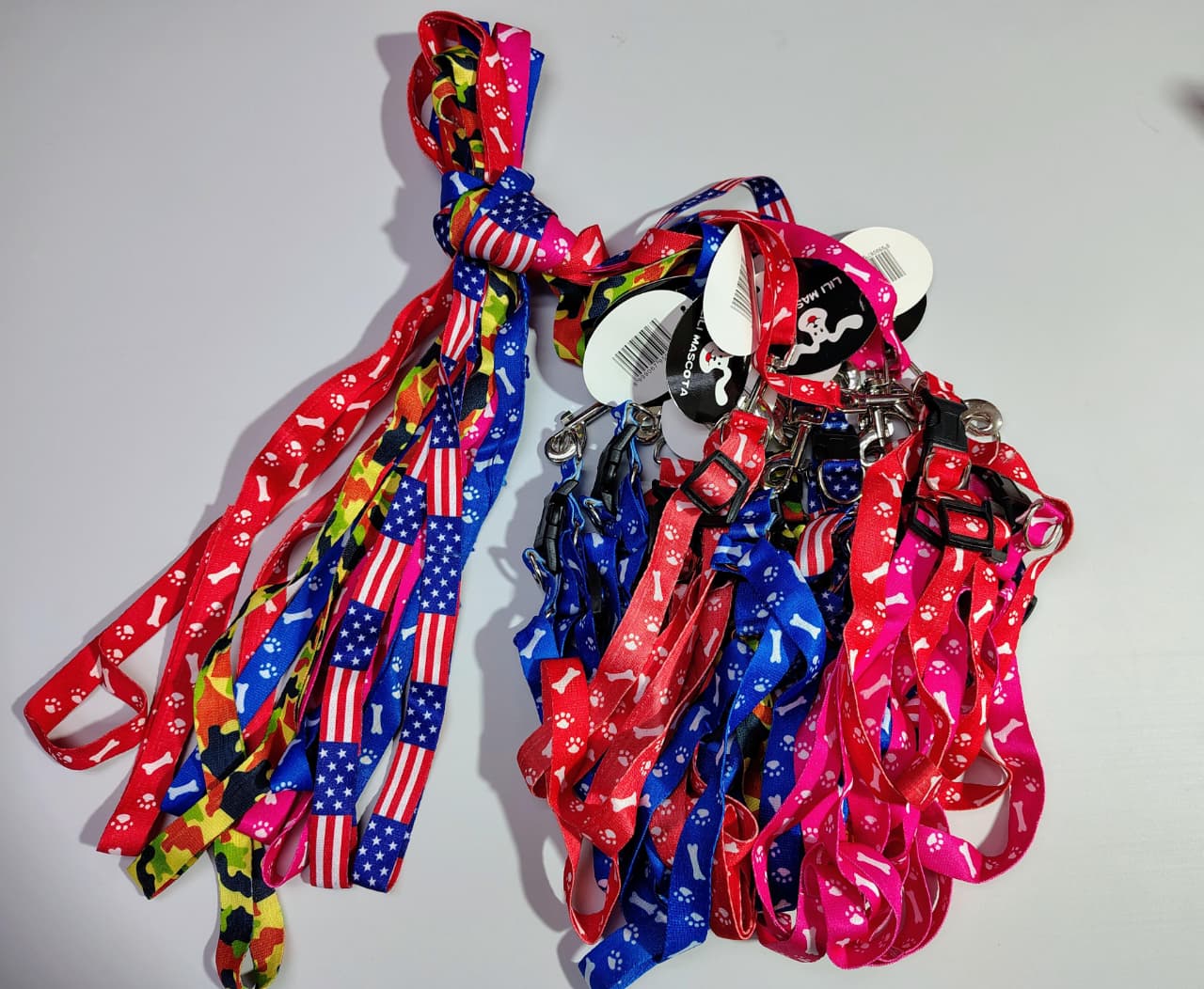 Set De 12 unidades de Arnés Para Mascotas Ajustable y Resistente - Mascota Club Chile