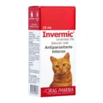 Invermic gotas gato 10 ml d.p - Mascota Club Chile