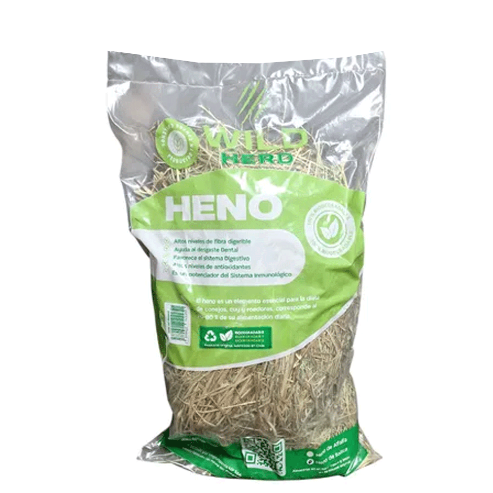 Heno de ballica wild herd 400 gr - Mascota Club Chile