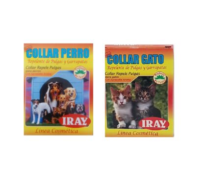 Collar repelente pulgas perro-gato iray - Mascota Club Chile