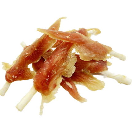 Hueso tiritas de pollo 100gr m.p - Mascota Club Chile