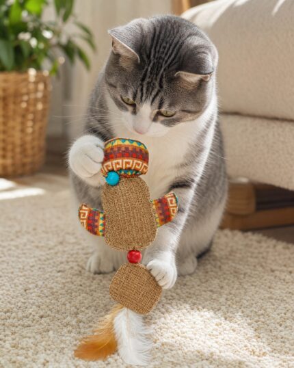 Juguete gato con catnip para gatos - Mascota Club Chile