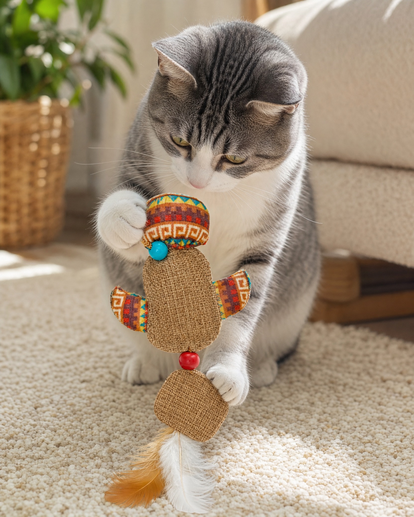 Juguete gato con catnip para gatos - Mascota Club Chile
